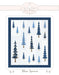 NEW! Blue Spruce -Quilt PATTERN -by Anne Sutton of Bunny Hill Designs - Features Crystal Lane Fabrics- Applique, Pine, Tree - #2165 - RebsFabStash