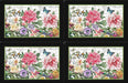 Botanica - Floral - by Michel Design Works for Northcott - Floral and Butterfly Postcard Panels - RebsFabStash