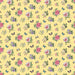 Botanica - Floral - Yellow Multi - per yard - by Michel Design Works for Northcott - Flowers and Butterflies on Yellow - RebsFabStash