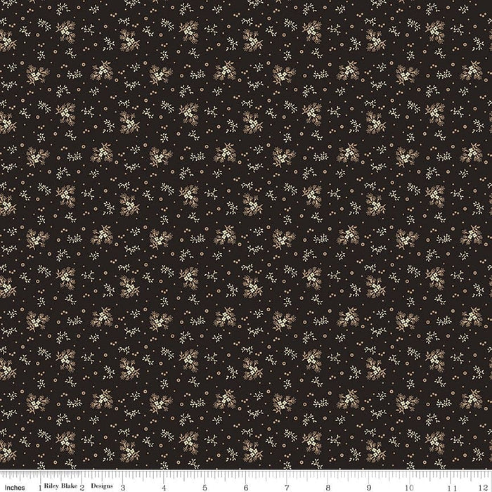 NEW! Bountiful Autumn - Charcoal Bountiful Vines - per yard - Stacy West of Buttermilk Basin Design Co. for Riley Blake Designs - Fall - C10858-CHARCOAL - RebsFabStash