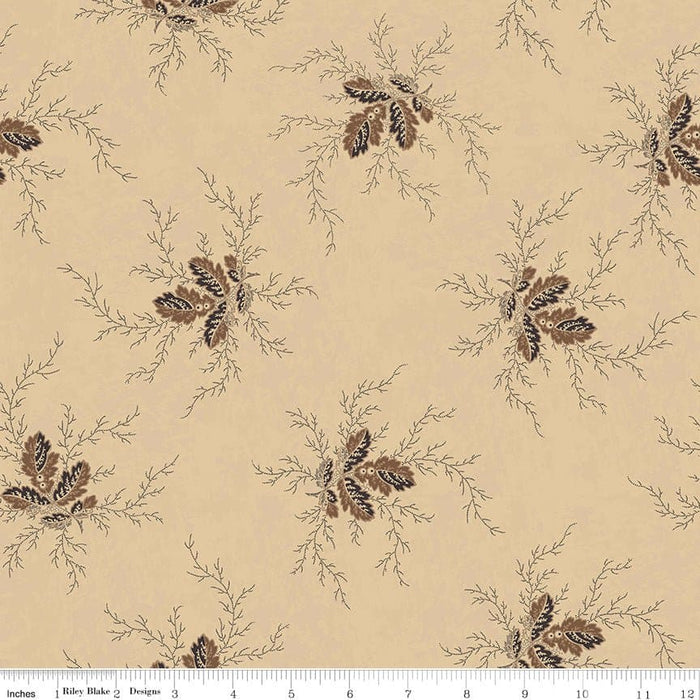 NEW! Bountiful Autumn - Charcoal Bountiful Vines - per yard - Stacy West of Buttermilk Basin Design Co. for Riley Blake Designs - Fall - C10858-CHARCOAL - RebsFabStash