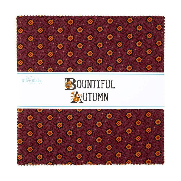 NEW! Bountiful Autumn - Layer Cake - (42) 10" Squares - Stacker - Stacy West, Buttermilk Basin Design Co. - Riley Blake - Fall - 10-10850-42 - RebsFabStash