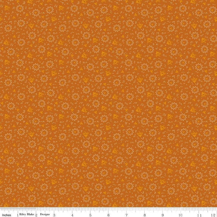 NEW! Bountiful Autumn - Orange Bountiful Paisley - per yard - Stacy West of Buttermilk Basin Design Co. for Riley Blake Designs - Fall - C10859-ORANGE - RebsFabStash