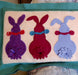 New! Bunny Tails - Pillow or Table Runner Pattern - designed by Robin Kingsley - Bird Brain Designs - RebsFabStash