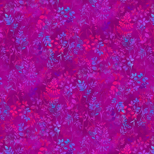 NEW! Butterfly Bliss - Mini Wildflowers - Per Yard - by Elizabeth Isles for Studio e - Floral, Pink - Fuchsia - 5923-55 - RebsFabStash