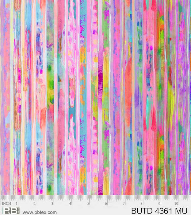 NEW! Butterfly Dreams - per PANEL - digital print - by Robin Mead for P&B Textiles - 27" x 43" panel - pinks, yellows, blues - RebsFabStash