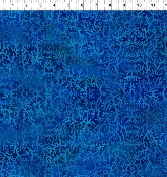 NEW! Calypso II - Coral BLUE - Per Yard - Jason Yenter - In The Beginning - Tonal, Blender, Ocean, Fish - 28CAL1 - RebsFabStash