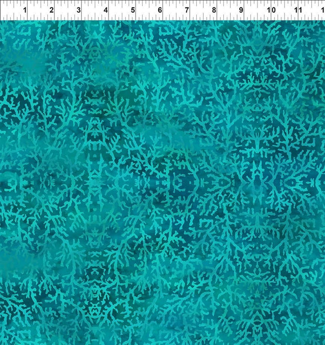 NEW! Calypso II - Coral MULTIBLUE - Per Yard - Jason Yenter - In The Beginning - Tonal, Blender, Ocean, Fish - 29CAL1 - RebsFabStash