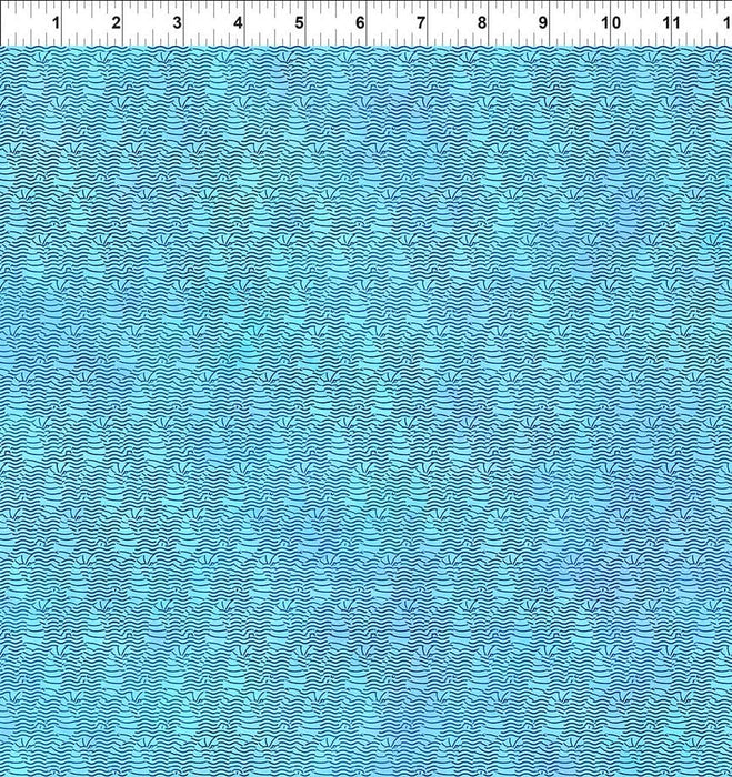 NEW! Calypso II - PANEL Blue - Per Panel - Jason Yenter - In The Beginning - Ocean, Fish - 36" x 42" panel - 20CAL1 - RebsFabStash