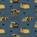 New! CAT® Dump Truck Panel - 36" x 43" PANEL! - per panel - Riley Blake Designs - C9105-PANEL - equipment, trucks, caterpillar - RebsFabStash