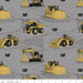 New! CAT® Rocks Tan - by the yard - Riley Blake Designs - C9101-TAN - equipment, trucks, caterpillar, rocks - RebsFabStash
