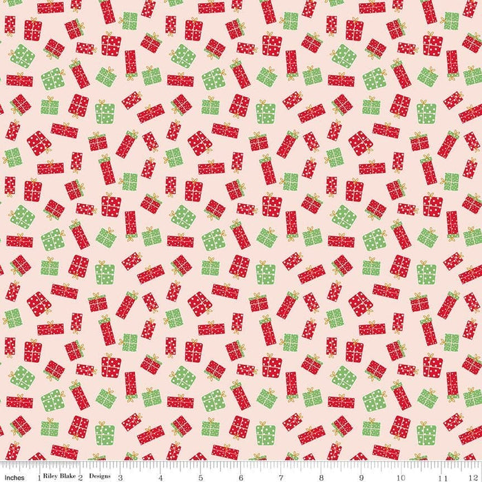NEW! Christmas Adventure - Green Phrases - per yard -by Beverly McCullough for Riley Blake Designs- Christmas, Campers - SC10731-GREEN - RebsFabStash