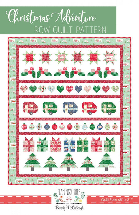 NEW! Christmas Adventure - Quilt KIT - by Beverly McCullough of Flamingo Toes - Christmas Adventure fabrics - Riley Blake Designs - RebsFabStash