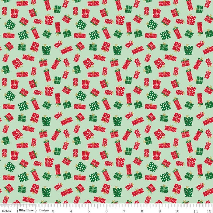 NEW! Christmas Adventure - Red Lights - per yard -by Beverly McCullough for Riley Blake Designs- Christmas, Campers - SC10733-RED - RebsFabStash