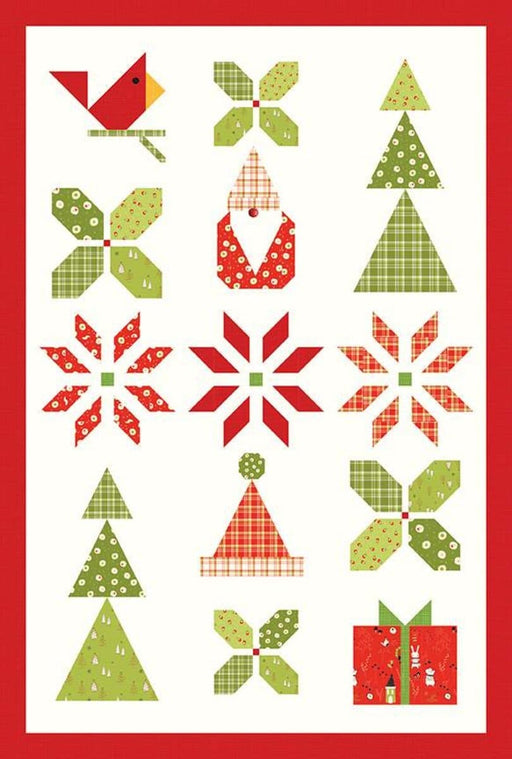 NEW! Christmas Sampler #729 - QUILT KIT - uses Merry Little Christmas by Sandy Gervais - Riley Blake Designs - Pieces From My Heart - RebsFabStash