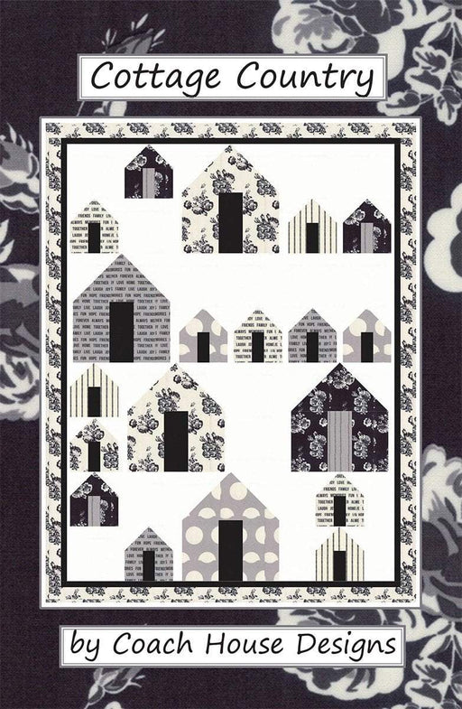 New! Cottage Country - Lap Quilt Pattern - Barbara Cherniwchan - Coach House Designs - Uses Urban Cottage by Urban Chiks for Moda - RebsFabStash