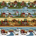 New! Country Journey - Banner PANEL - 24" x 44" - by Jan Mott of Crane Designs for Henry Glass - 2428P-99 Black - RebsFabStash