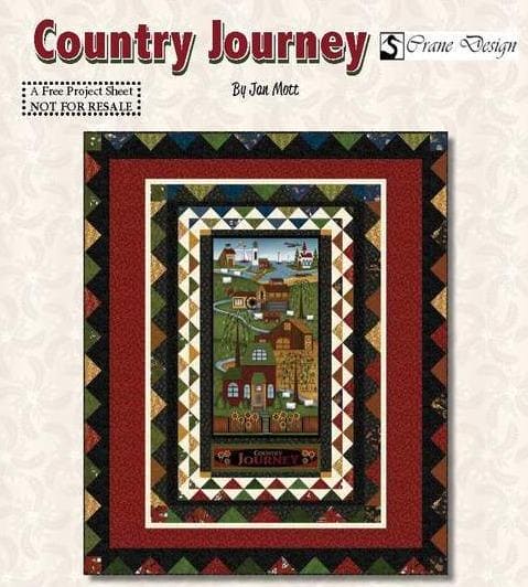 New! Country Journey - Quit Kit - by Jan Mott of Crane Designs for Henry Glass - finishes approx 66" x 78" - RebsFabStash