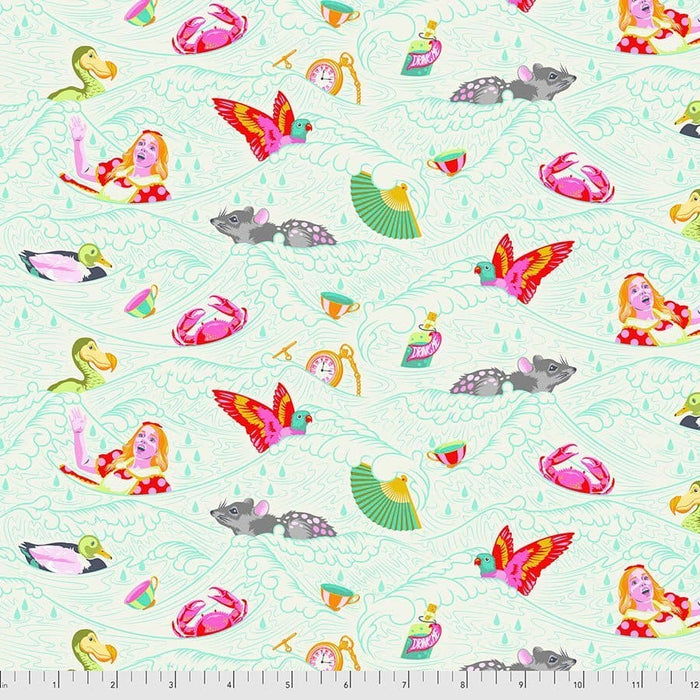 NEW! - Curiouser & Curiouser - Baby Buds Wonder - Per Yard - by Tula Pink for Free Spirit Fabrics - Vibrant, Pink - PWTP167.WONDER - RebsFabStash