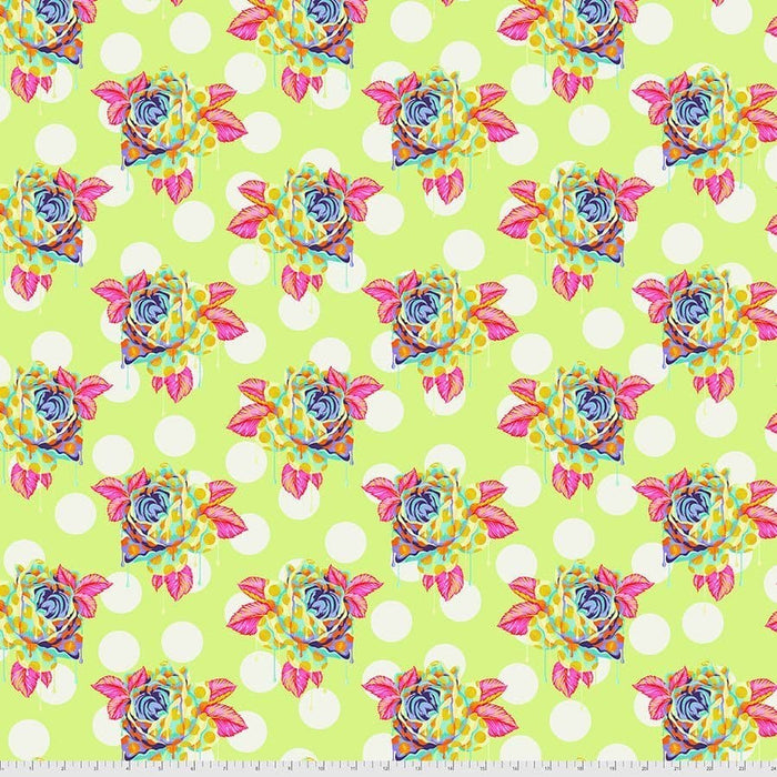 NEW! - Curiouser & Curiouser - Down the Rabbit Hole Wonder - Per Yard - by Tula Pink for Free Spirit Fabrics - Vibrant, Pink & Orange - PWTP166.WONDER - RebsFabStash
