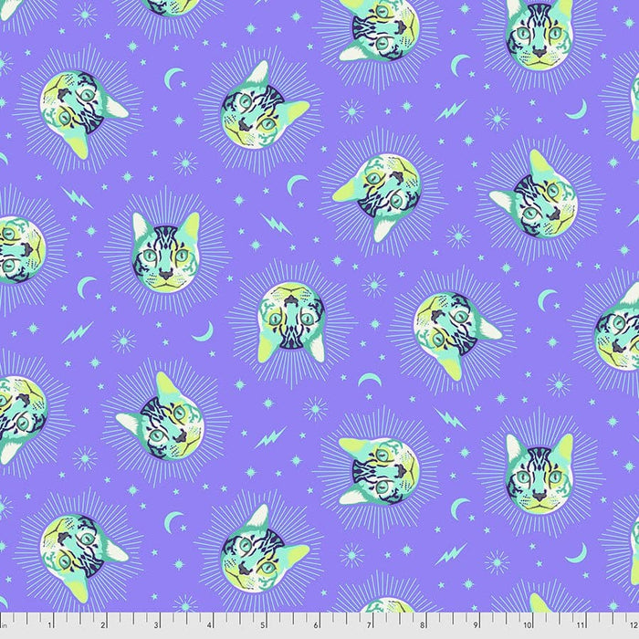 NEW! - Curiouser & Curiouser - Sea of Tears Wonder - Per Yard - by Tula Pink for Free Spirit Fabrics - Vibrant, White & Teal - PWTP162.WONDER - RebsFabStash