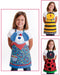 New! Cute Friends - Child's Apron - Dog, Bee, Ladybug - Pattern includes size 3-8 - Cotton Ginny's - These are sew cute!! - RebsFabStash
