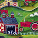 New! Farmall Folk Art Sampler - Print Concepts - Sykel Enterprises - Tractor Collection - Farmhouse, Animals, Tractor, - 10207F - RebsFabStash