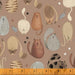 New! Fat Cat - per yard - by Whistler Studio for Windham Fabrics - Stripes - 52273-7 Tan and Brown - RebsFabStash