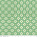 Lori Holt Flea Market Collection Green Layered Pattern Fabric At RebsFabStash