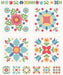 Lori Holt Flea Market Collection Colorful Floral Pattern Fabric At RebsFabStash