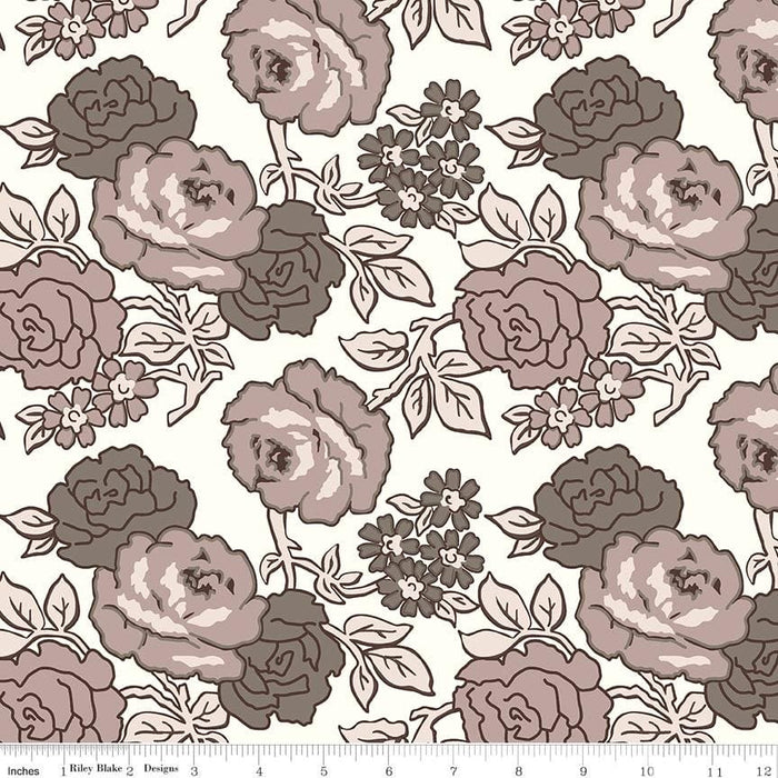 NEW! Flea Market - per yard - by Lori Holt of Bee in my Bonnet for Riley Blake Fabrics - Floral - C10213-CAYENNE - RebsFabStash