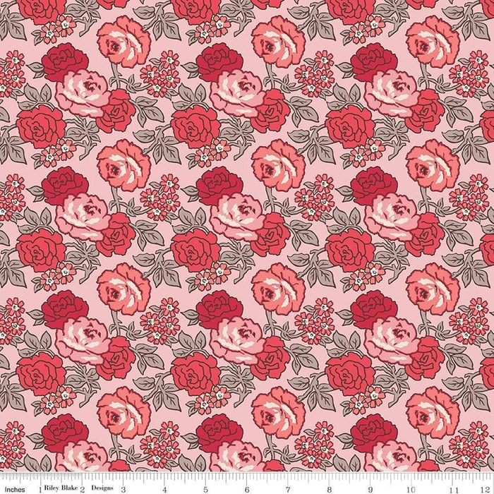NEW! Flea Market - per yard - by Lori Holt of Bee in my Bonnet for Riley Blake Fabrics - Star Flowers - C10222-DENIM - RebsFabStash