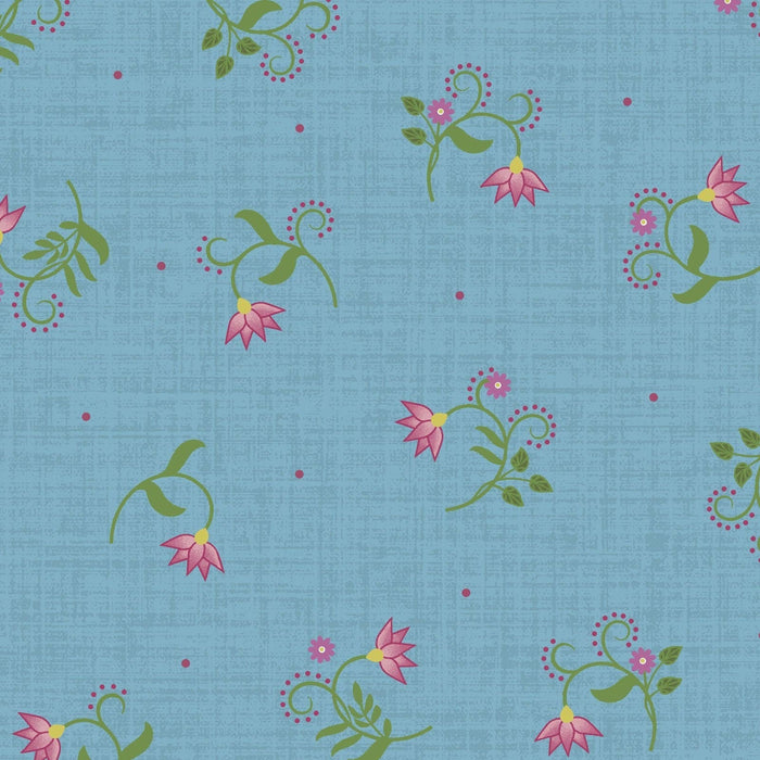New! Flower & Vine - Floral Allover - Per Yard - by Monique Jacobs for Maywood Studio - Floral - MAS9881-E - RebsFabStash