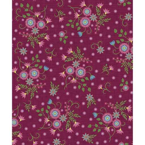New! Flower & Vine - Floral Allover - Per Yard - by Monique Jacobs for Maywood Studio - Floral - MAS9881-R - RebsFabStash