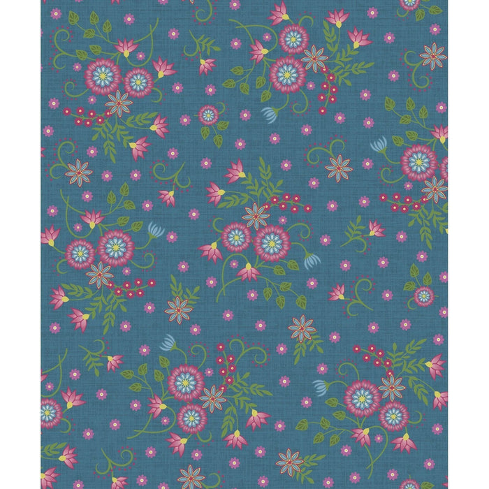 New! Flower & Vine - Flower & Vine Main Print - Per Yard - by Monique Jacobs for Maywood Studio - Floral - MAS9880-P - RebsFabStash