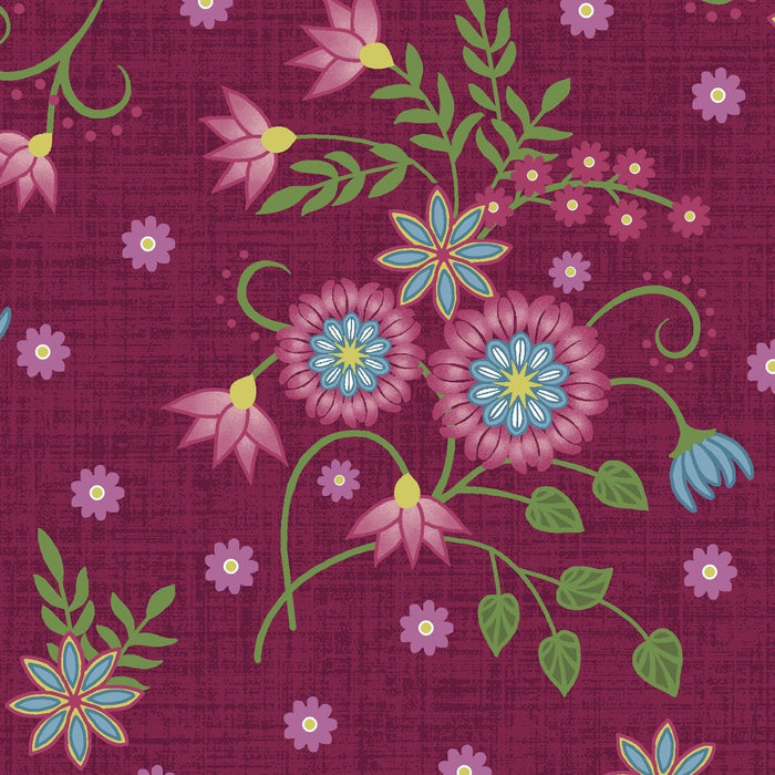 New! Flower & Vine - Texture - Per Yard - by Monique Jacobs for Maywood Studio - Tonals - MAS9889-B - RebsFabStash