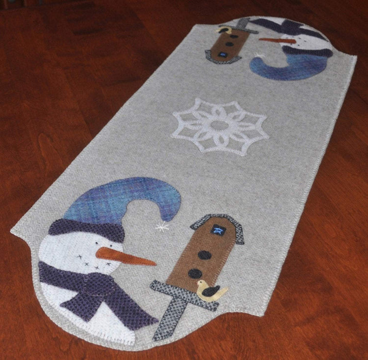 New! Flurry Friends - Table Runner Pattern - designed by Lori Kabat for Lily Anna Stitches - RebsFabStash
