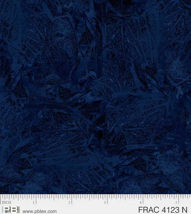 NEW! Fracture - per yard - by Teresa Ascone for P&B Textiles - Medium Blue tonal - FRAC4123BB - RebsFabStash