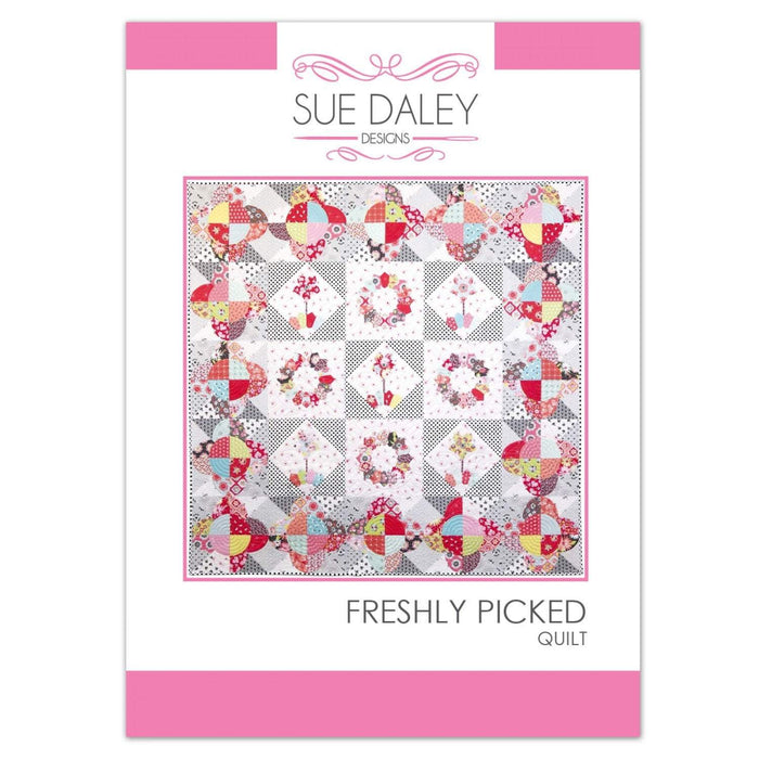 New! Freshly Picked - Quilt Pattern - by Sue Daley Designs - English Paper Piecing - RebsFabStash