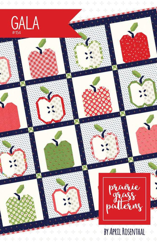 NEW! Gala #154 Pattern - April Rosenthal - Prairie Grass Patterns - Block Quilt - RebsFabStash