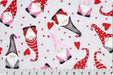 NEW! Gnomes - Cuddle Fabric - per yard - by QT Fabrics - Digital Print - DCGNOMES - Ash - DR278731 - RebsFabStash