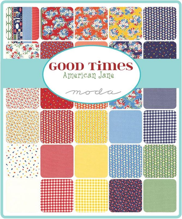 NEW! Good Times - Honey Bun (40) 1.5" strips - by American Jane - Floral prints with a rainbow of colors! Vintage prints! - RebsFabStash