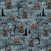 New! Harvest Moon - Spooky Cats - by the yard - by Grace Popp for Studio E - ORANGE - 5246-33 - RebsFabStash