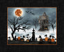 New! Harvest Moon - Spooky Cats - by the yard - by Grace Popp for Studio E - ORANGE - 5246-33 - RebsFabStash