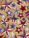 New! Home of the Brave - per yard - Timeless Treasures - Packed Flags on Wood - USA-C8365 - RebsFabStash
