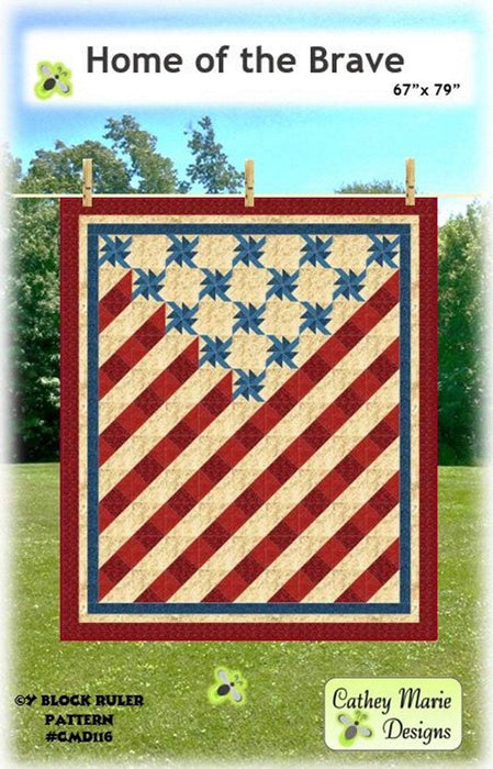 Home of the Brave - Quilt Pattern - Cathey Marie Designs for Banyan Batiks by Northcott - RebsFabStash