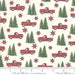 NEW! Homegrown Holidays Fabric - per yard - by Deb Strain for MODA - Silo Grey Snowflakes in a Row - 19946 12 - RebsFabStash