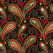 NEW! Hometown Holiday - by Sheri Hart for Henry Glass - Holly - 2476-99 Black - RebsFabStash