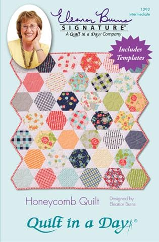 New! Honeycomb Quilt - Pattern - Eleanor Burns - Quilt in a Day - Intermediate #1292 - RebsFabStash