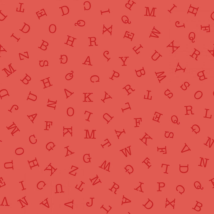 NEW! Hungry Animal Alphabet - ABC Toss - per yard - Janet Wecker Frisch for Riley Blake Designs - C10184 Pink - RebsFabStash